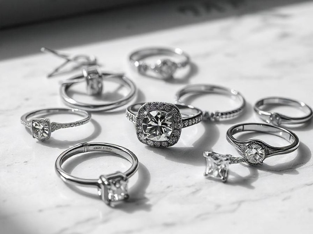 Diamond Cut Rings