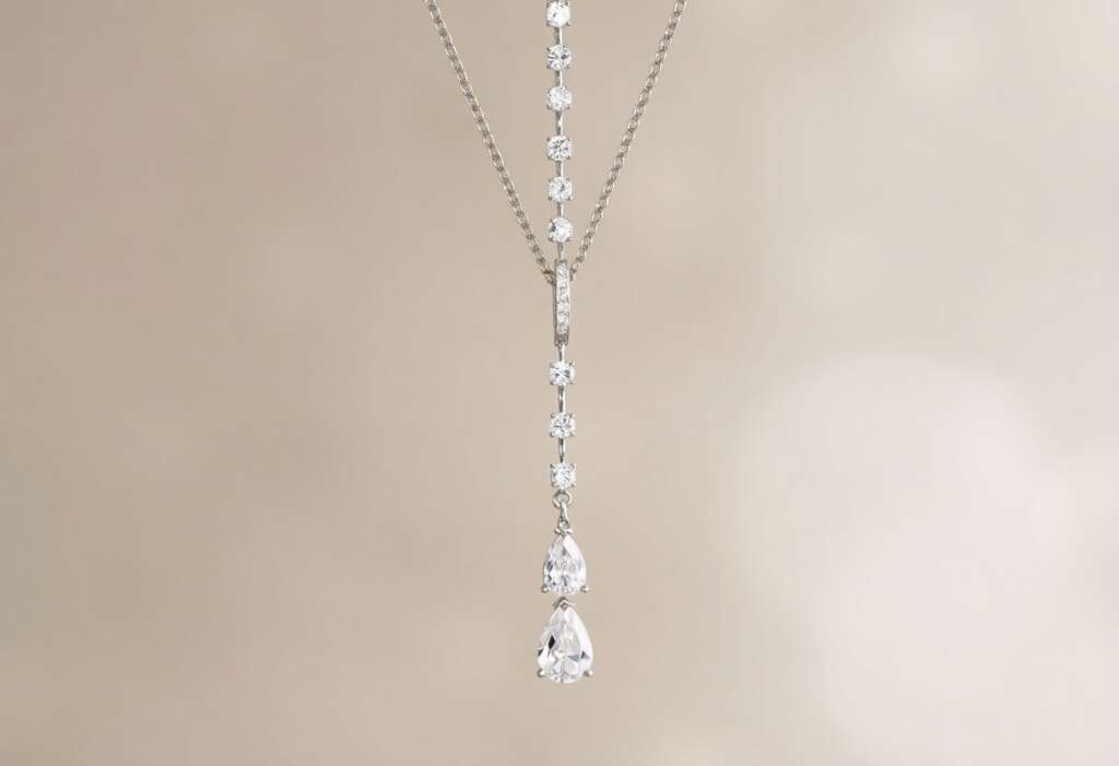 Diamond Lariat Necklace