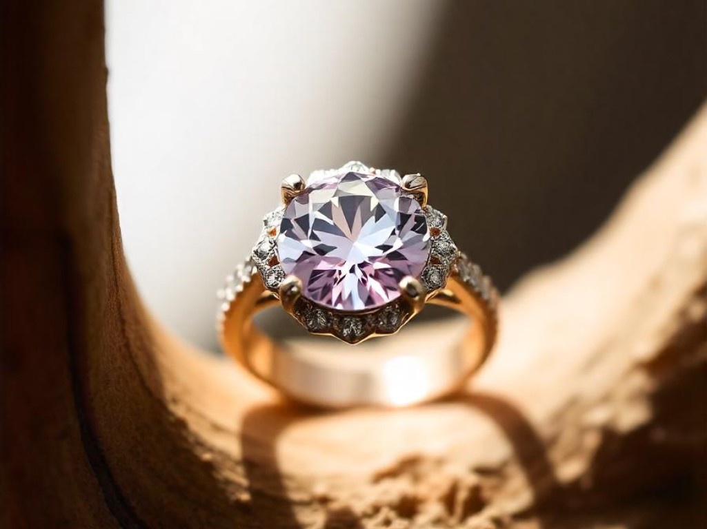 Pink Diamond Ring