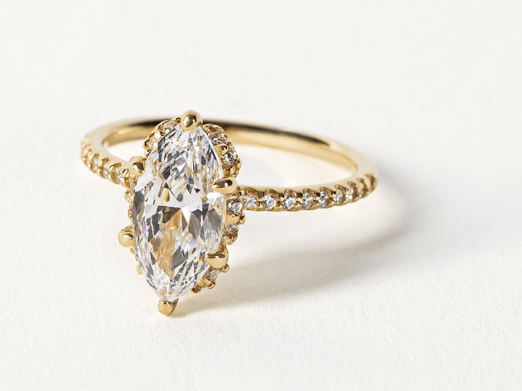 Marquise Diamond Engagement ring