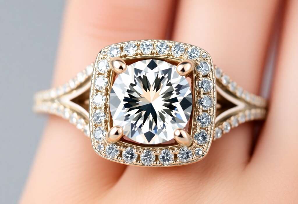 Split shank Engagement Ring