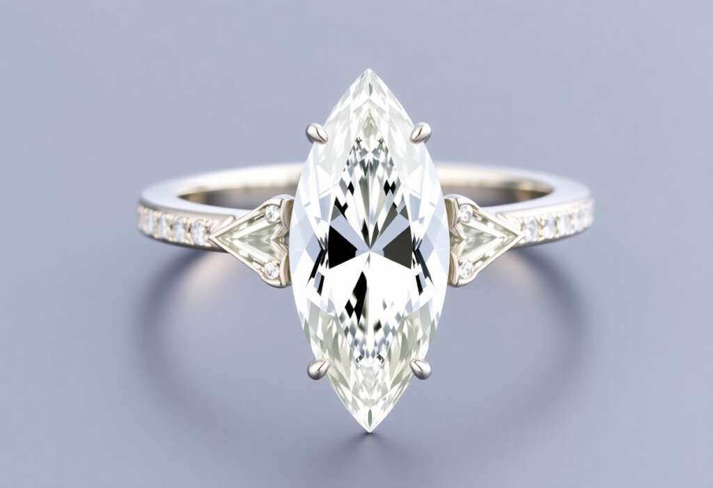 Marquise  Cut Diamond Ring