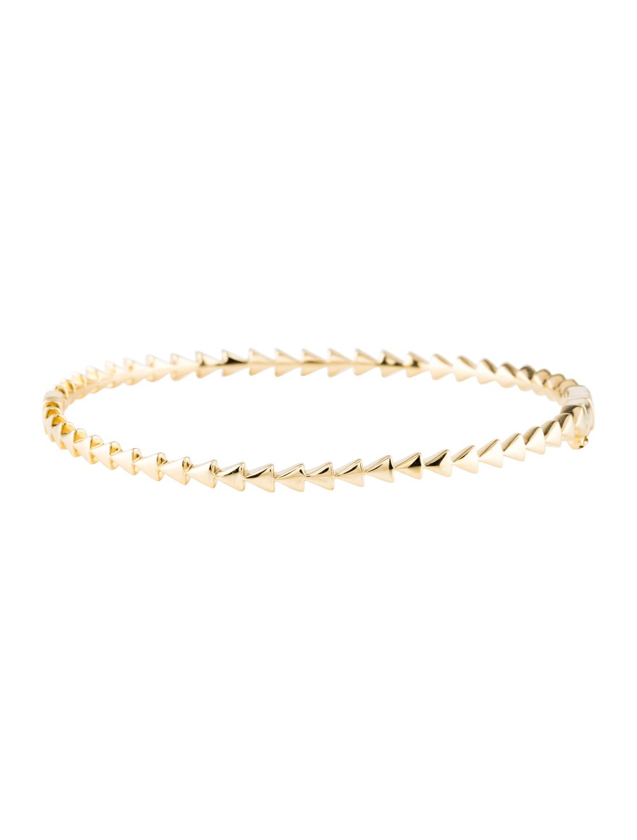 0--14K Yellow Gold Diamond Bangle, 14K Yellow Gold Diamond Bangle