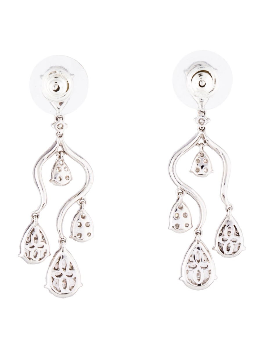 18k Gold 2.02ctw Diamond Drop Earrings