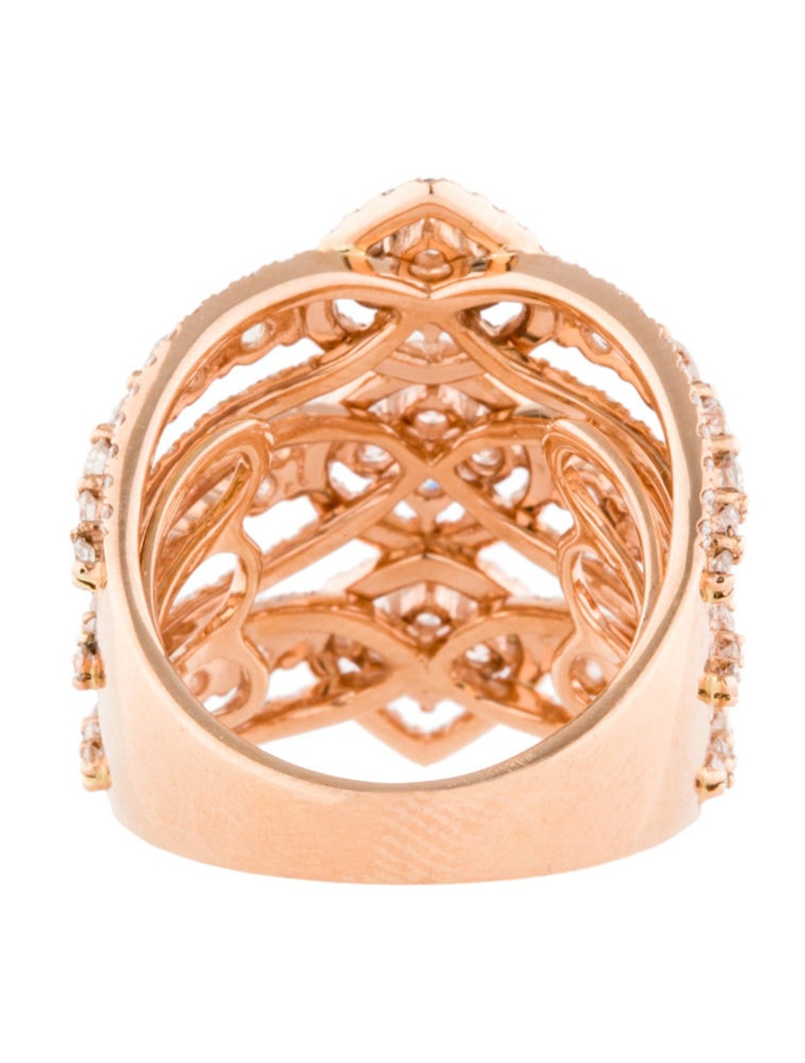 18k Rose Gold Triple Band Ring