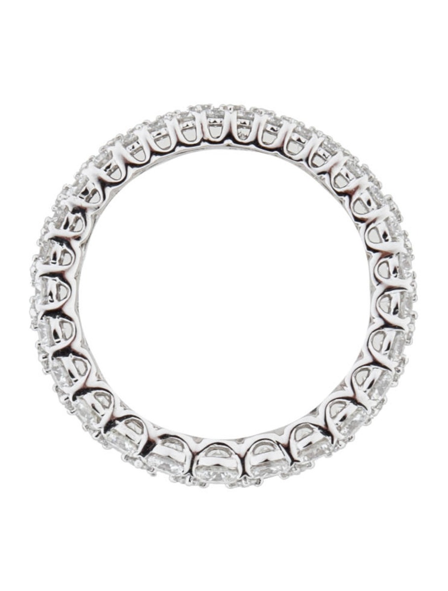 14k White Gold Eternity Diamond Ring