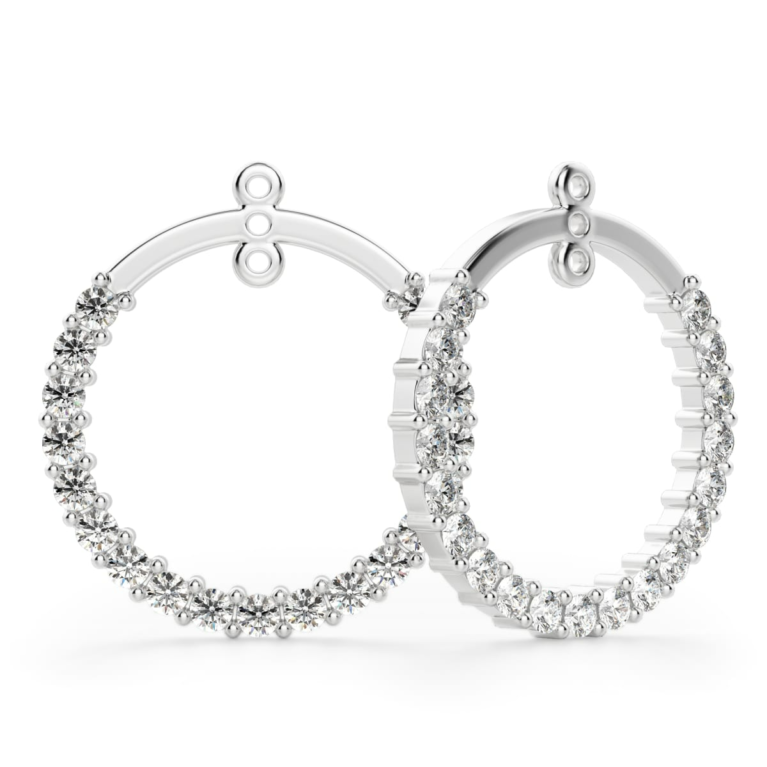 Accented Hoop Stud Enhancers