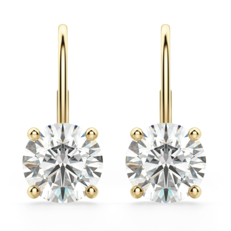 Renee Earrings Round Cut 0.30 tcw
