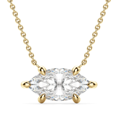East-West Necklace Marquise Cut
