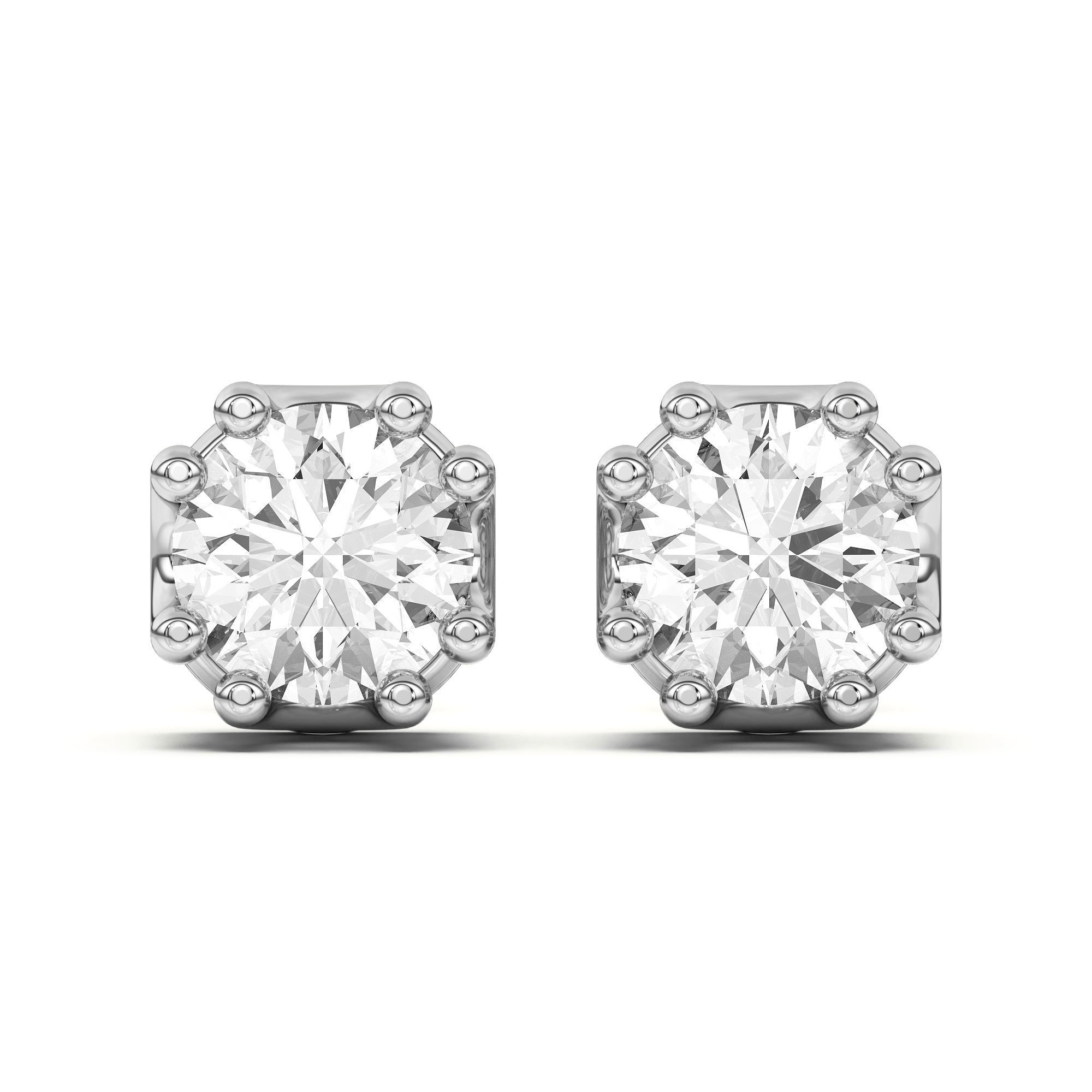 14K White Gold