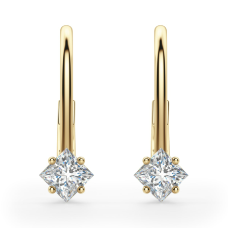 Odette Earrings Princess Cut 0.50 tcw