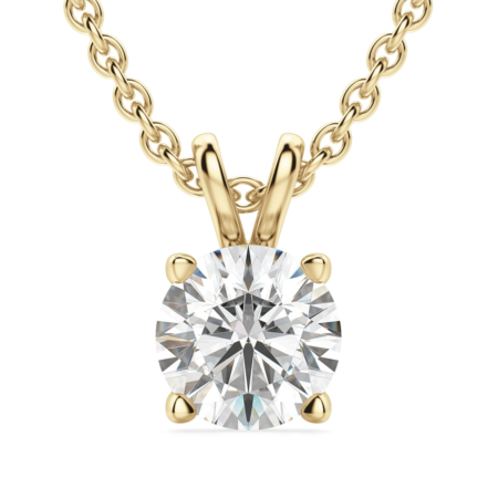 Basket Set Pendant Round Cut