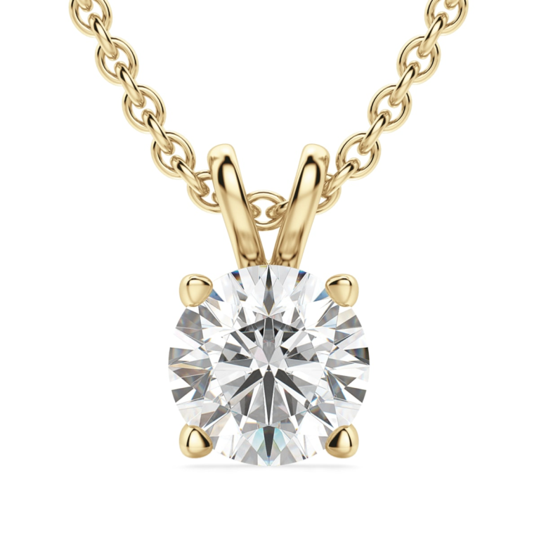 Basket Set Pendant Round Cut