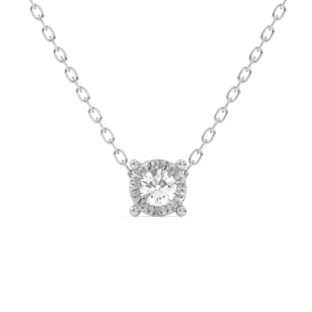 Miracle Plate Solitaire Necklace