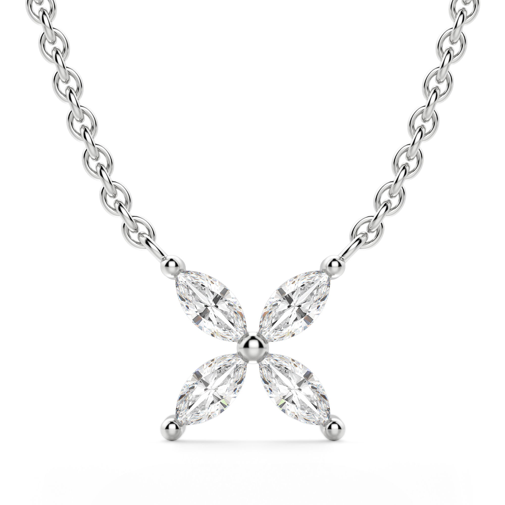 14K White Gold