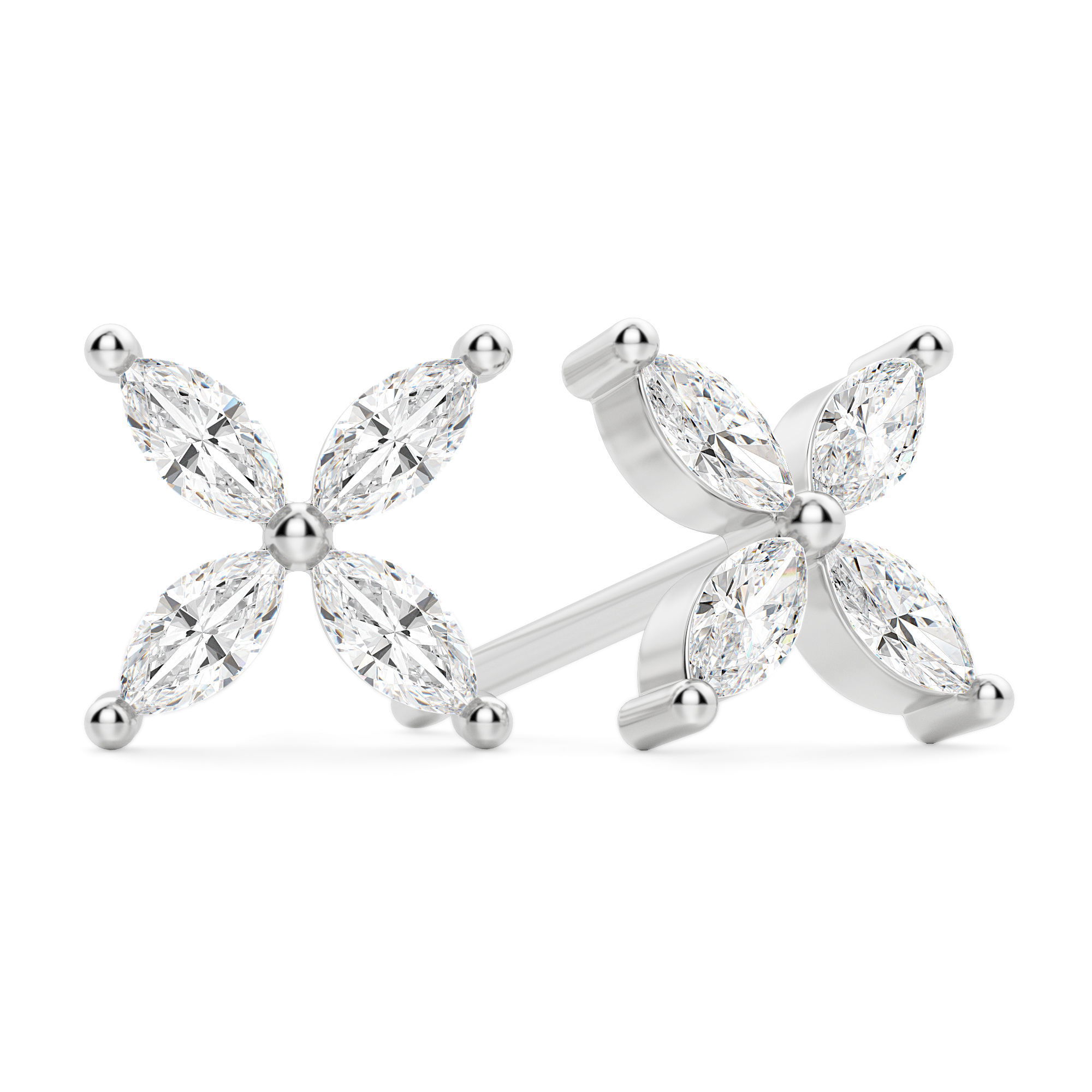 14K White Gold