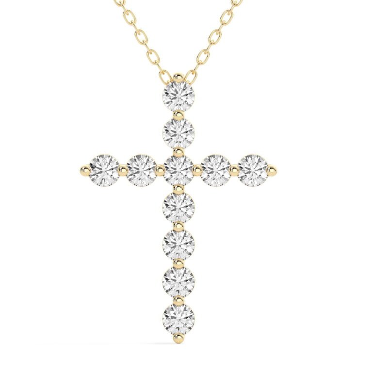 Round Cross Pendant