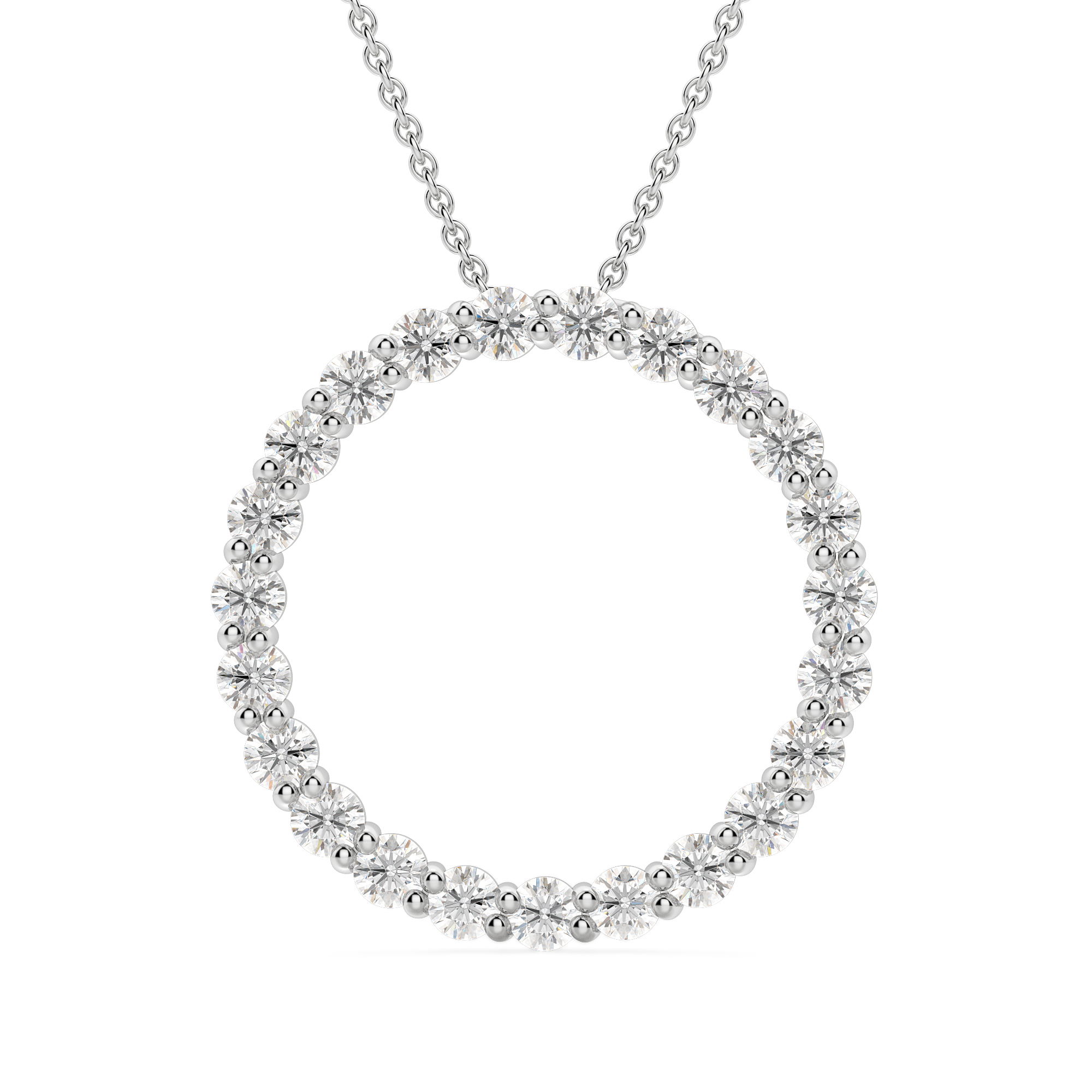 14K White Gold