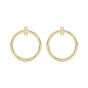 Simple Statement Hoop Stud Enhancers