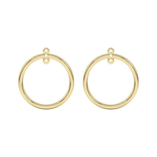 Simple Statement Hoop Stud Enhancers