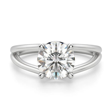 The Elan Round Cut Engagement Ring