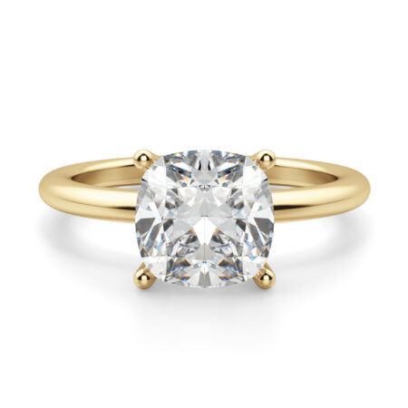 Basket Set Classic Cushion Cut Engagement Ring