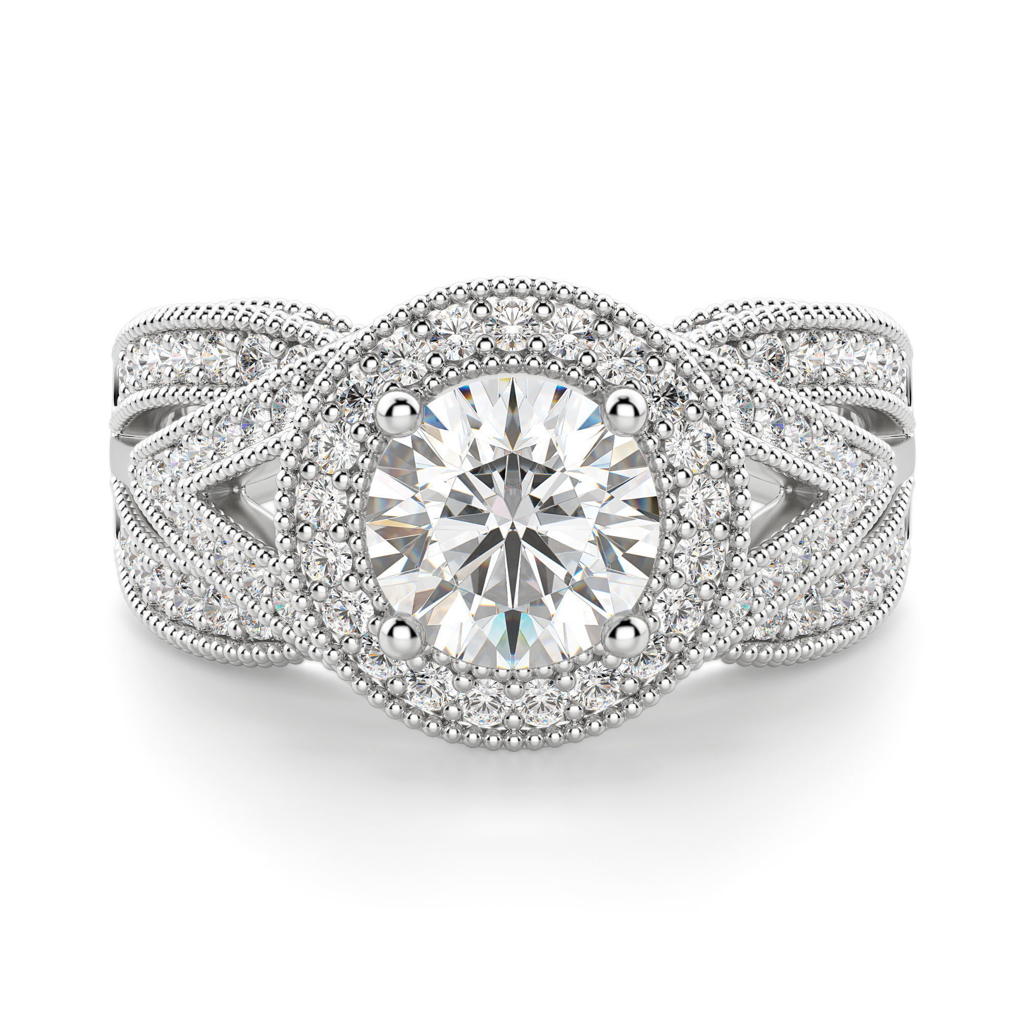14K White Gold