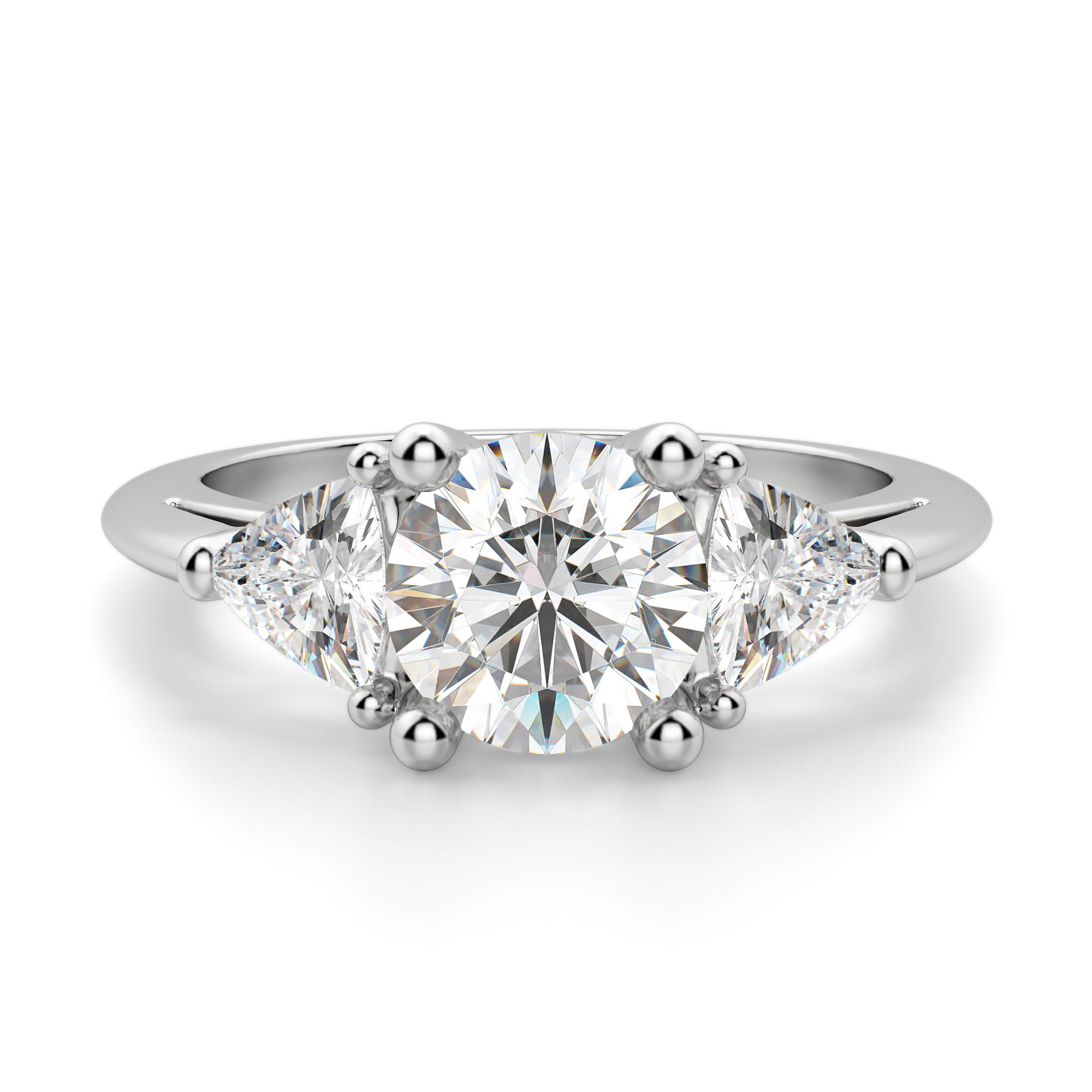 14K White Gold