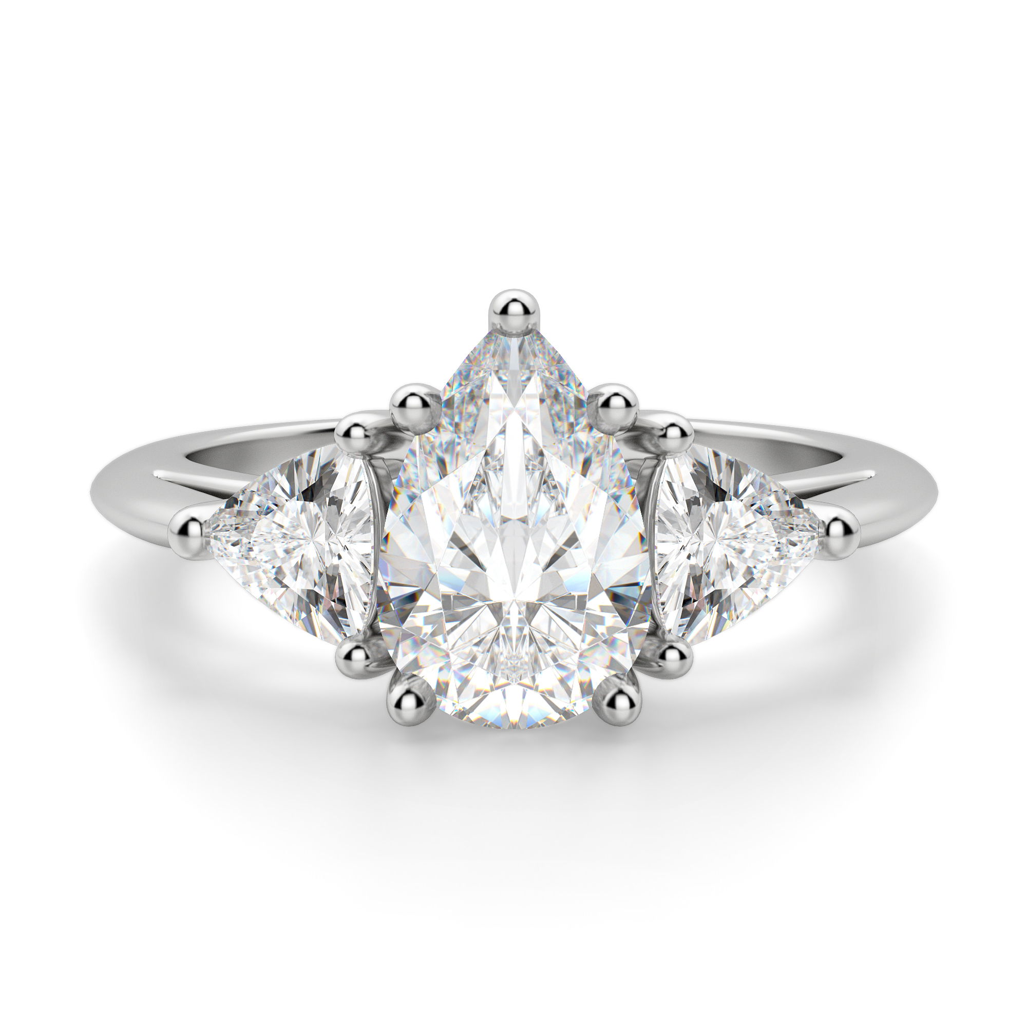 14K White Gold