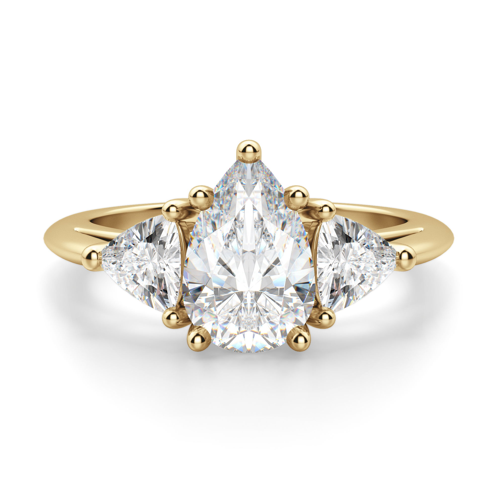 14K Yellow Gold