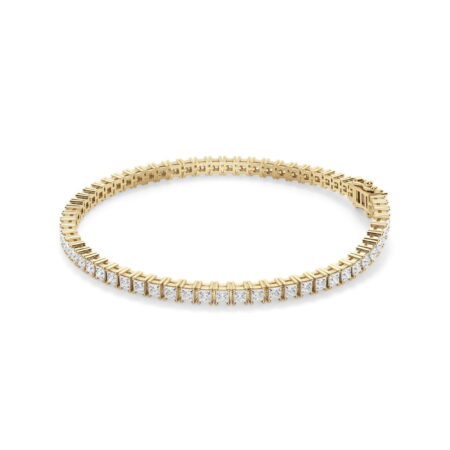 4 Prong Princess Cut Tennis Bracelet 5.00 tcw