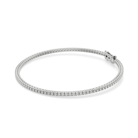 4 Prong Round Cut Tennis Bracelet 1.00 tcw