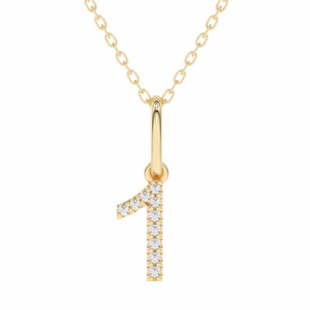 "1" Number Pendant