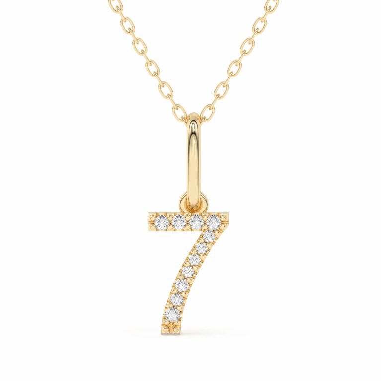 "7" Number Pendant
