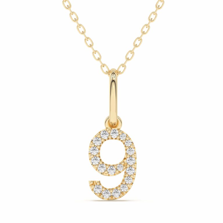 "9" Number Pendant
