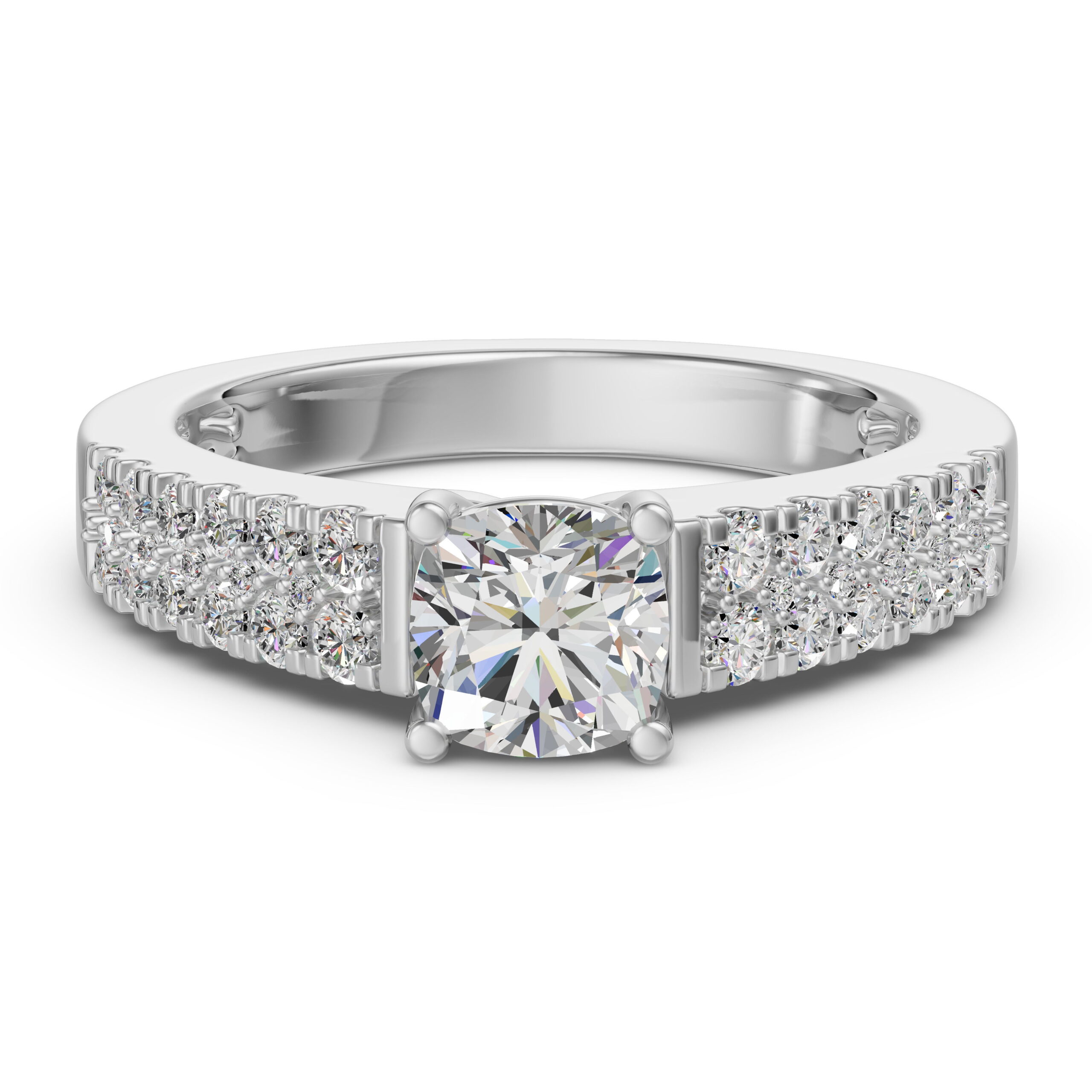 14K White Gold