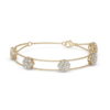 Round Cut Cluster Bracelet