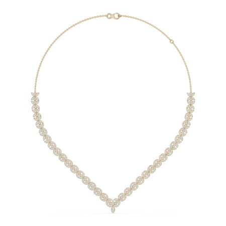 Chevron Statement Necklace