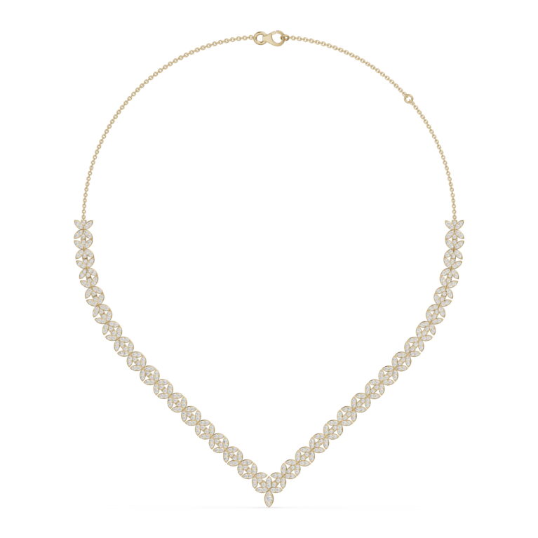 Chevron Statement Necklace