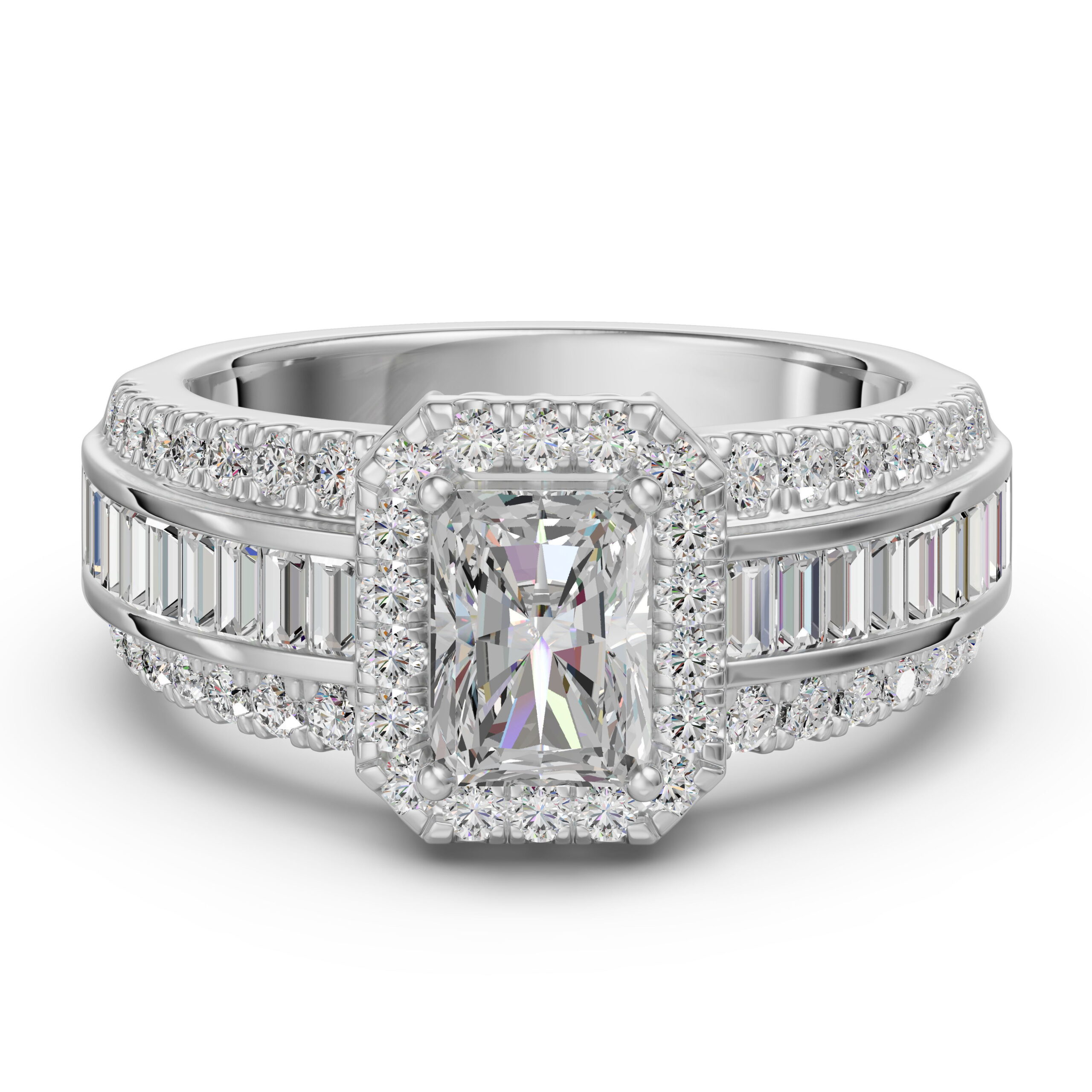 14K White Gold