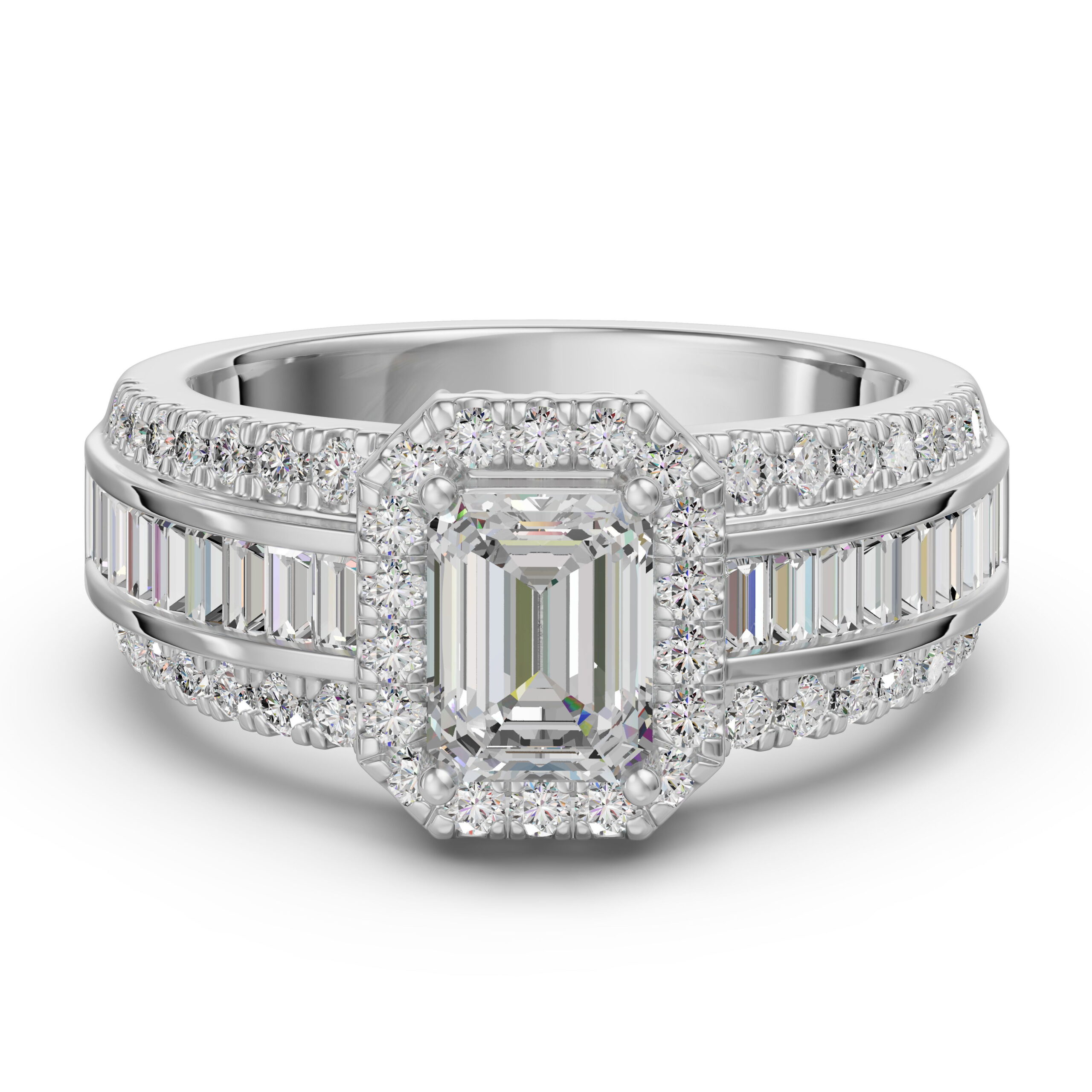 14K White Gold