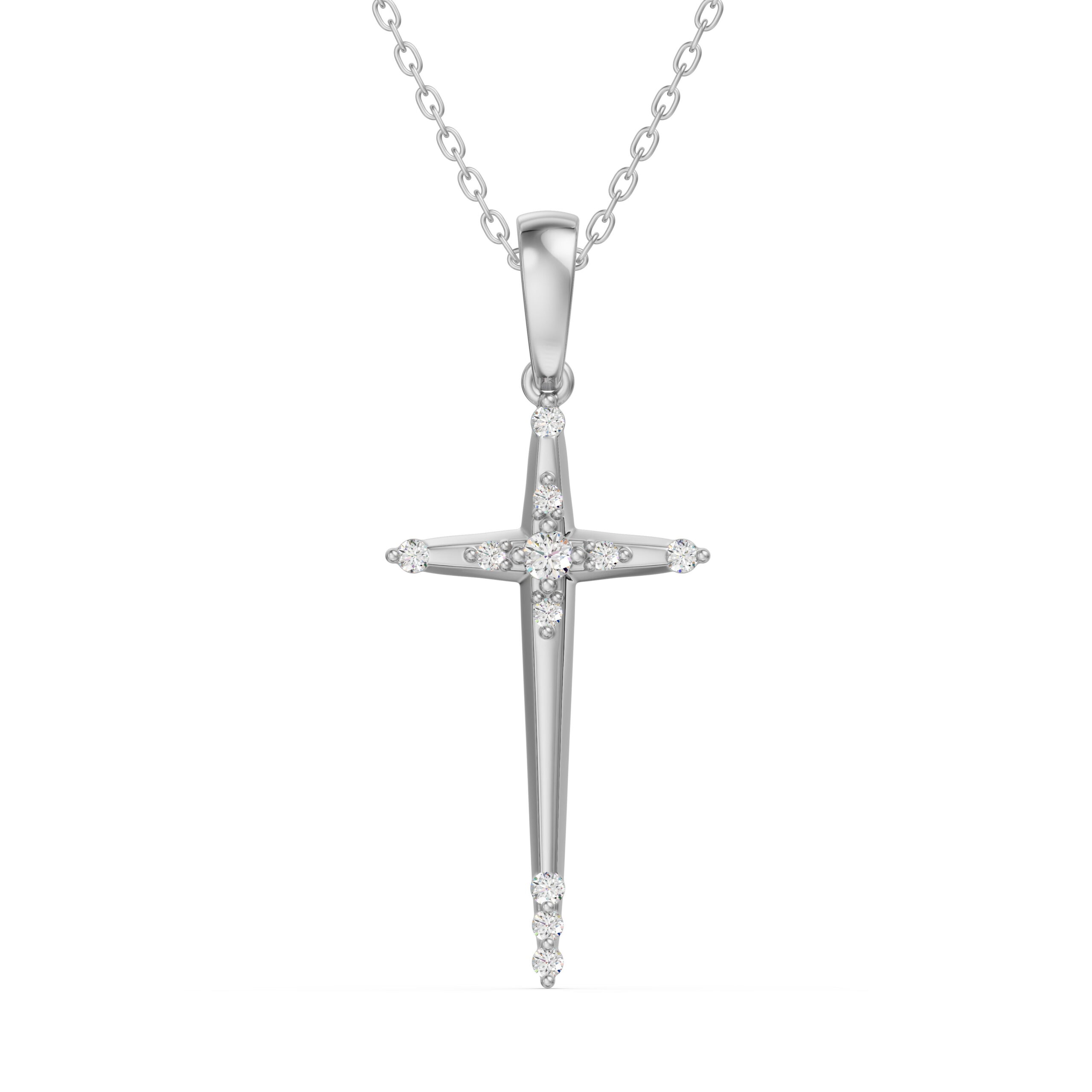 14K White Gold