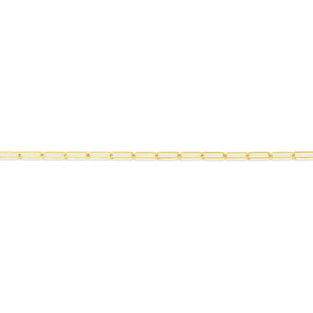 Paper Clip Chain Bracelet 2.10 MM