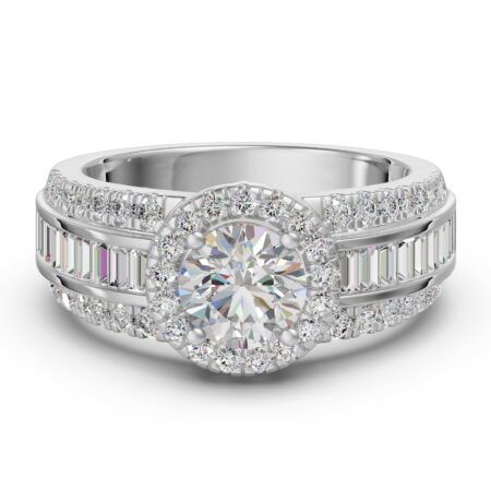 Round Cut Halo