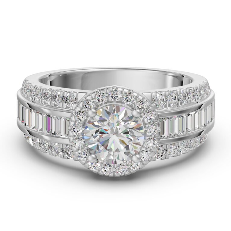 Round Cut Halo