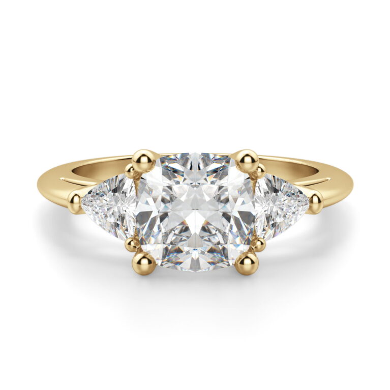 Timeless Cushion Cut Engagement Ring