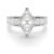 14K White Gold