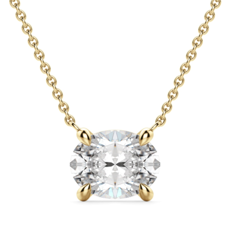 East-West Necklace Oval Cut