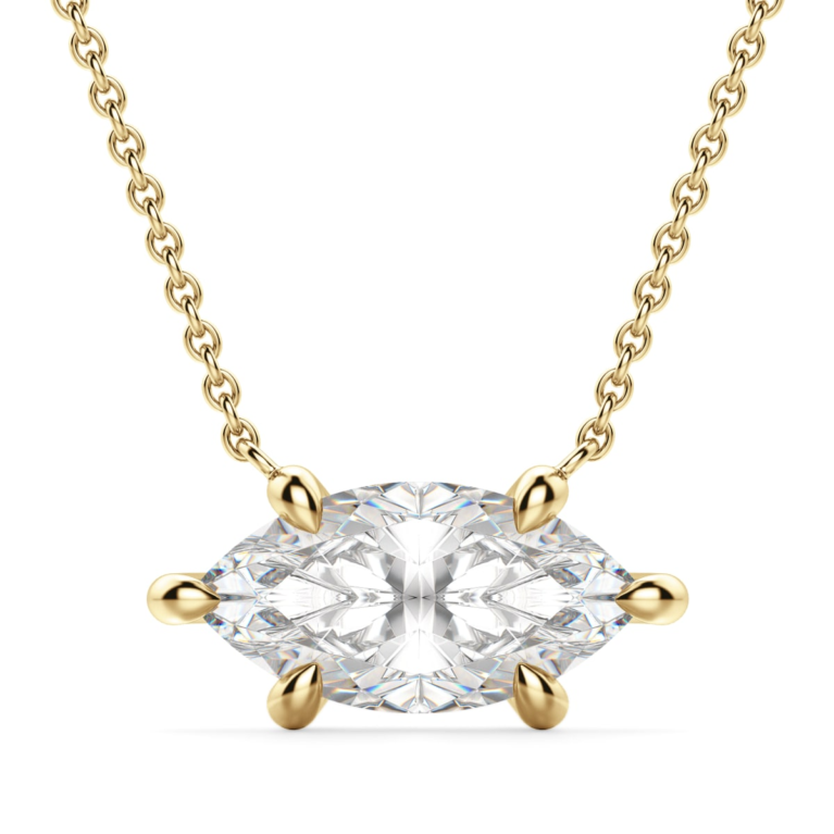 East-West Necklace Marquise Cut