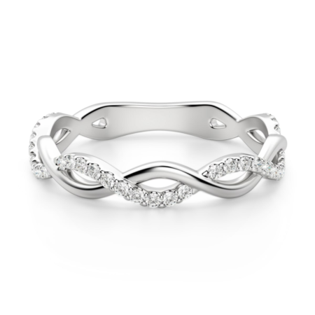 Winding Roads Wedding Band